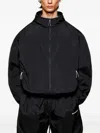 Mki Miyuki Zoku Zip-up Hooded Jacket In Black