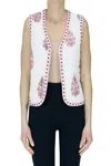 Mkt Studio Quilted Gilet In Multi