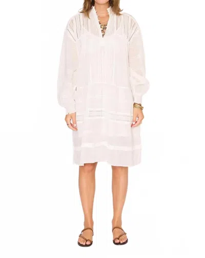 Mkt Studio Rusty Midi Dress In White In Pink