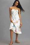 ml Monique Lhuillier Women's Annika Satin Cocktail Dress In White
