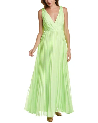ml Monique Lhuillier Chiffon Maxi Dress In Green | ModeSens