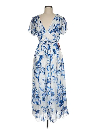 ml Monique Lhuillier Cocktail Dress In Blue
