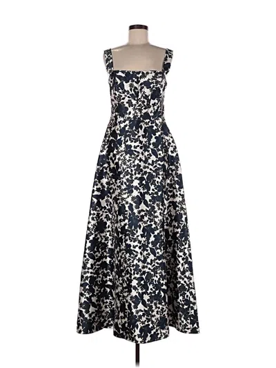 Pre-owned ml Monique Lhuillier Cocktail Dress In Blue