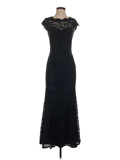 Pre-owned ml Monique Lhuillier Cocktail Dress In Blue