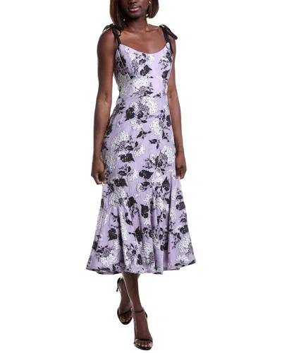 ML MONIQUE LHUILLIER ML MONIQUE LHUILLIER JACQUARD MIDI DRESS
