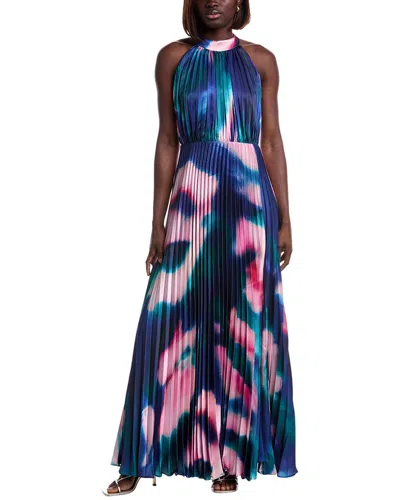 ml Monique Lhuillier Jacqueline Gown In Blue