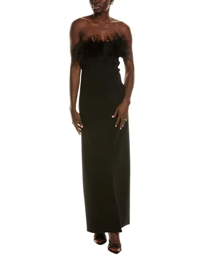 ml Monique Lhuillier Lisette Maxi Dress In Black