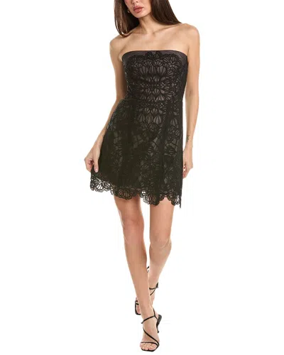 ml Monique Lhuillier Sloan Mini Cocktail Dress In Black