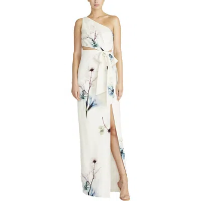 ml Monique Lhuillier Womens Cut-out Rayon Evening Dress