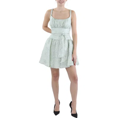 ml Monique Lhuillier Womens Metallic Above Knee Mini Dress In Multi