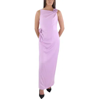 ml Monique Lhuillier Womens Pleated Full Length Evening Dress