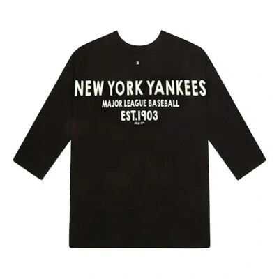 Mlb Back Alphabet Printing 7 Sleeve Black