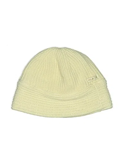 Pre-owned Mlb Beanie Hat In Ivory