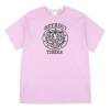 Mlb Cartoon Series Round Neck Tee 'pink' In Pink