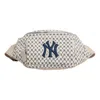 Mlb Monogram Series Retro Full Print Ny New York Yankees Casual Classic Fanny Pack White