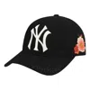 Mlb Rose Pattern Black Baseball Cap
