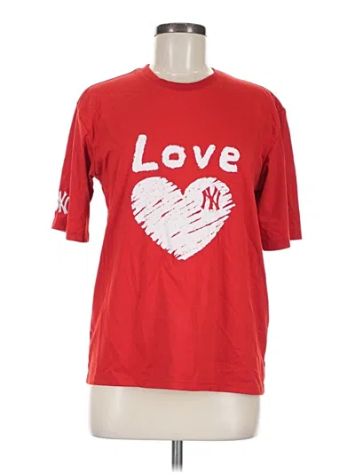 Pre-owned Mlb Short Sleeve T-shirt In Red