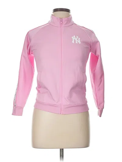 Pre-owned Mlb Track Jacket In Pink