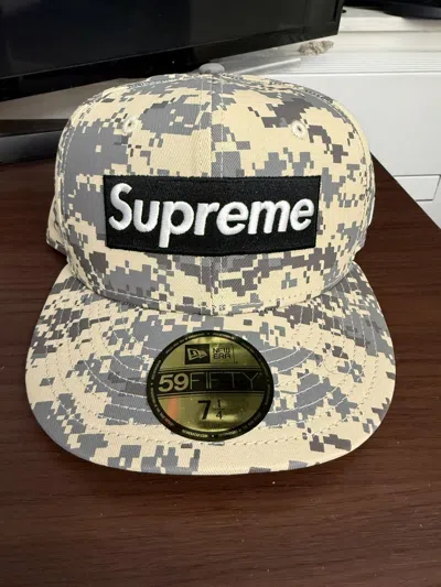 Pre-owned Mlb X New Era Supreme Mlb New Era Hat In Sand