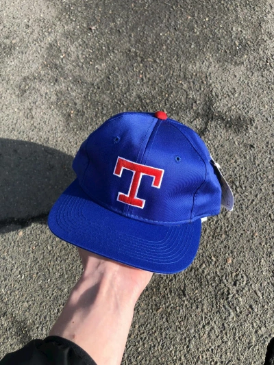 Pre-owned Mlb X Vintage New Vintage Texas Rangers Made In Korea Cap In Blue