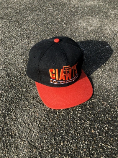 Pre-owned Mlb X Vintage San Francisco Giants New Cap Made In Korea In Black