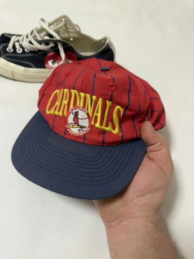 Pre-owned Mlb X Vintage St. Louis Cardinals Pro One Hat 90's In Red