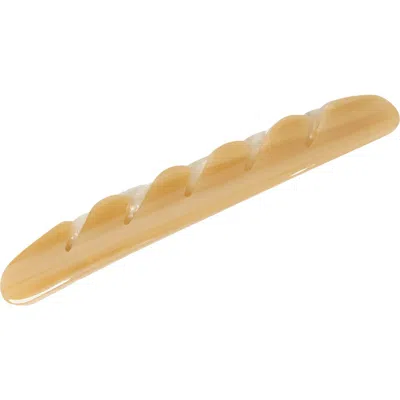 Mle Baguette Barrette In Brown