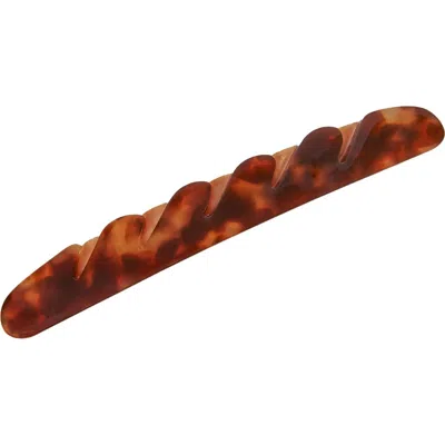 Mle Baguette Barrette In Burgundy