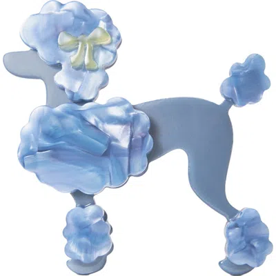 Mle Hazel The Blue Poodle Hair Clip