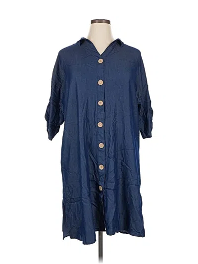 Pre-owned Mlle Gabrielle Casual Dress In Blue