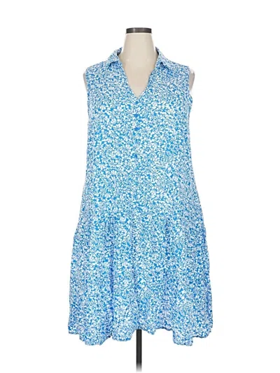 Pre-owned Mlle Gabrielle Casual Dress In Blue