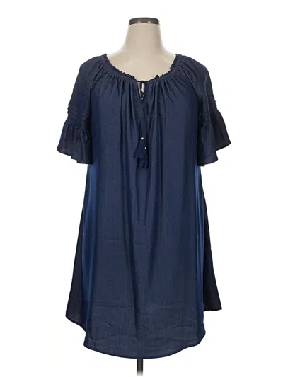 Pre-owned Mlle Gabrielle Casual Dress In Blue