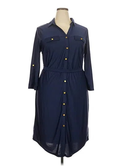Pre-owned Mlle Gabrielle Casual Dress In Blue