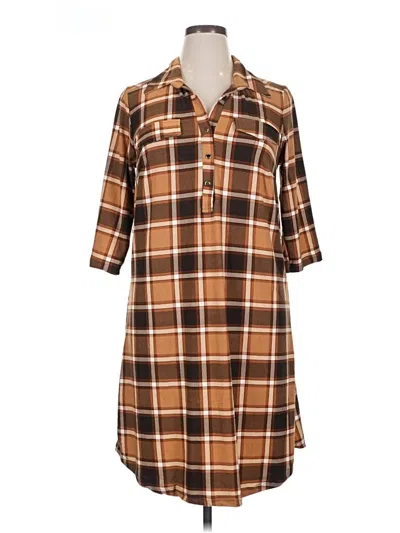 Pre-owned Mlle Gabrielle Casual Dress In Brown