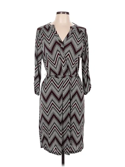 Pre-owned Mlle Gabrielle Casual Dress In Burgundy