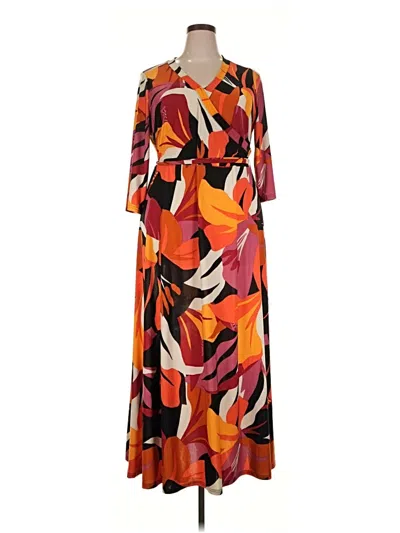 Pre-owned Mlle Gabrielle Casual Dress In Orange