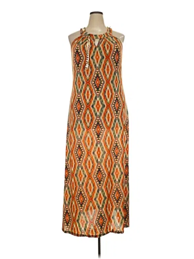 Pre-owned Mlle Gabrielle Casual Dress In Orange