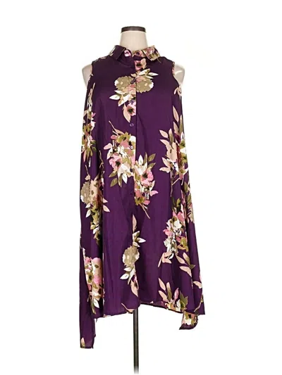 Pre-owned Mlle Gabrielle Casual Dress In Purple