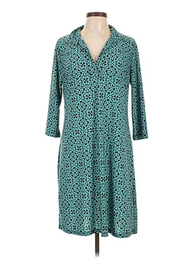 Pre-owned Mlle Gabrielle Casual Dress In Teal