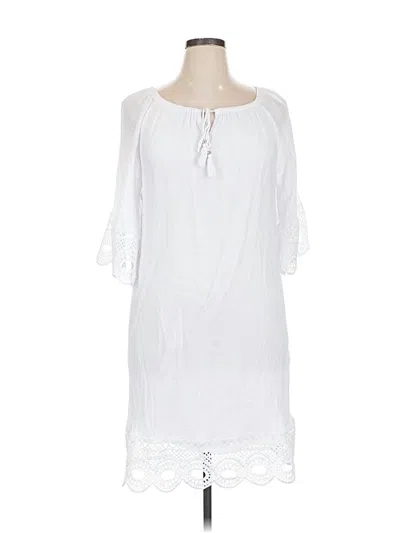 Pre-owned Mlle Gabrielle Casual Dress In White