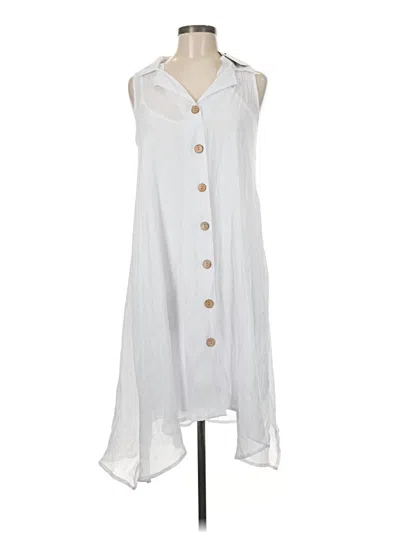 Pre-owned Mlle Gabrielle Casual Dress In White