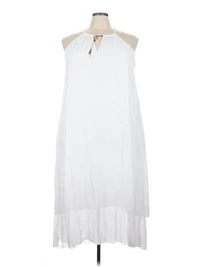 Pre-owned Mlle Gabrielle Casual Dress In White
