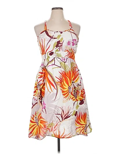Pre-owned Mlle Gabrielle Casual Dress In White
