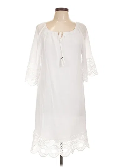 Pre-owned Mlle Gabrielle Casual Dress In White