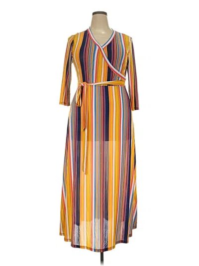 Pre-owned Mlle Gabrielle Casual Dress In Yellow