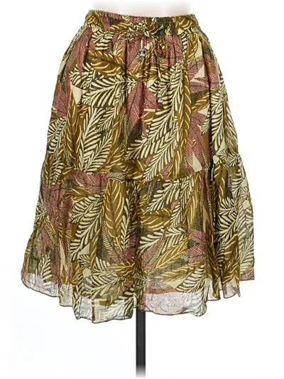 Pre-owned Mlle Gabrielle Casual Skirt In Gold