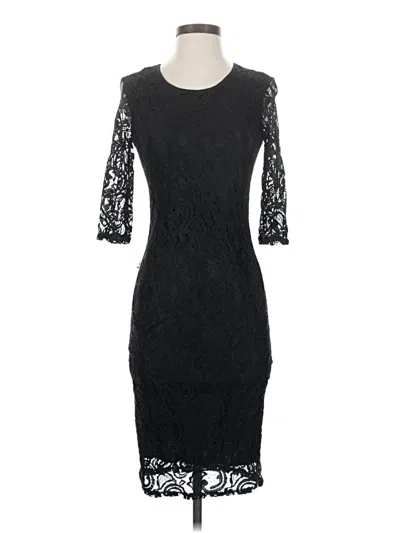 Pre-owned Mlle Gabrielle Cocktail Dress In Black