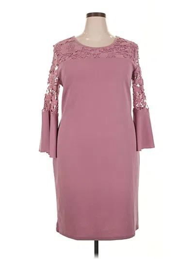 Pre-owned Mlle Gabrielle Cocktail Dress In Burgundy