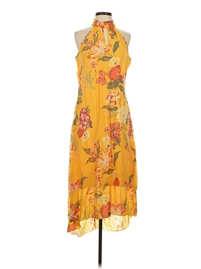 Pre-owned Mlle Gabrielle Cocktail Dress In Yellow