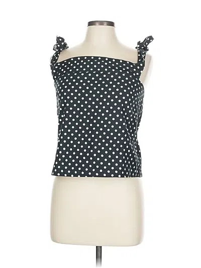 Pre-owned Mlm Sleeveless Top Black Square Neckline Tops